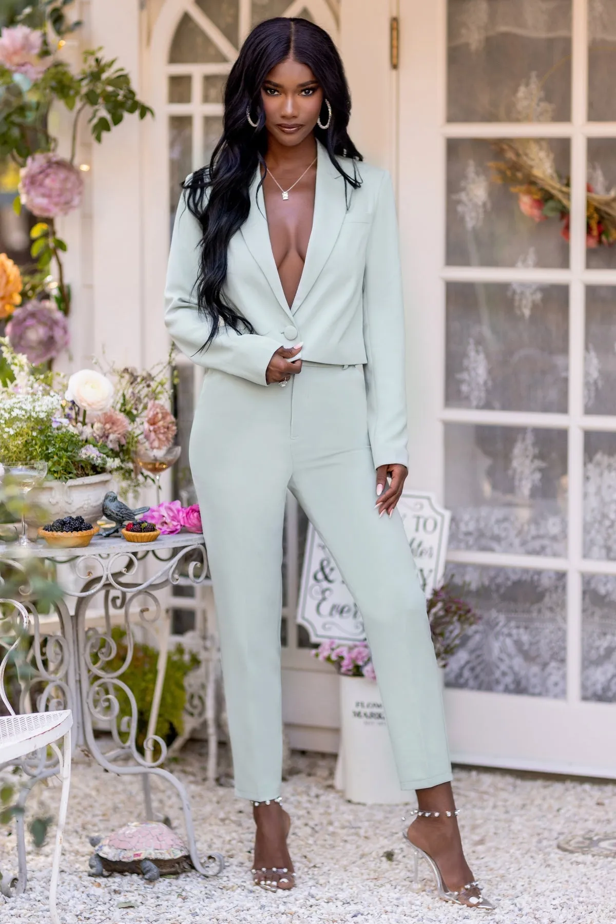 ladies dress pant suits Business Suit for Women Peak Lapel Solid Blazer Suit Set for Work Professional Black Suit : Clothing, Shoes & Jewelry 95% Polyester 5% Spandex Imported Women's Suit Pants – Wedding