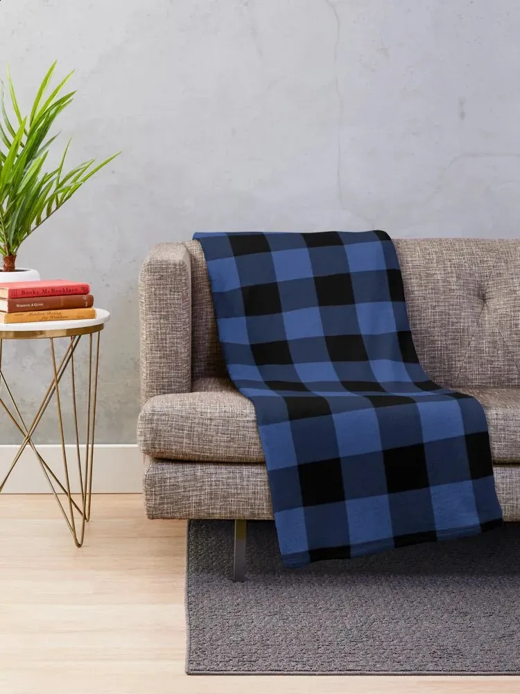 Blankets Lapis Blue Buffalo Check Plaid Throw Blanket Tourist Soft Big 231102 From Lang10 15.84 DHgate.Com Better Than Pottery Barn Crate Barrel