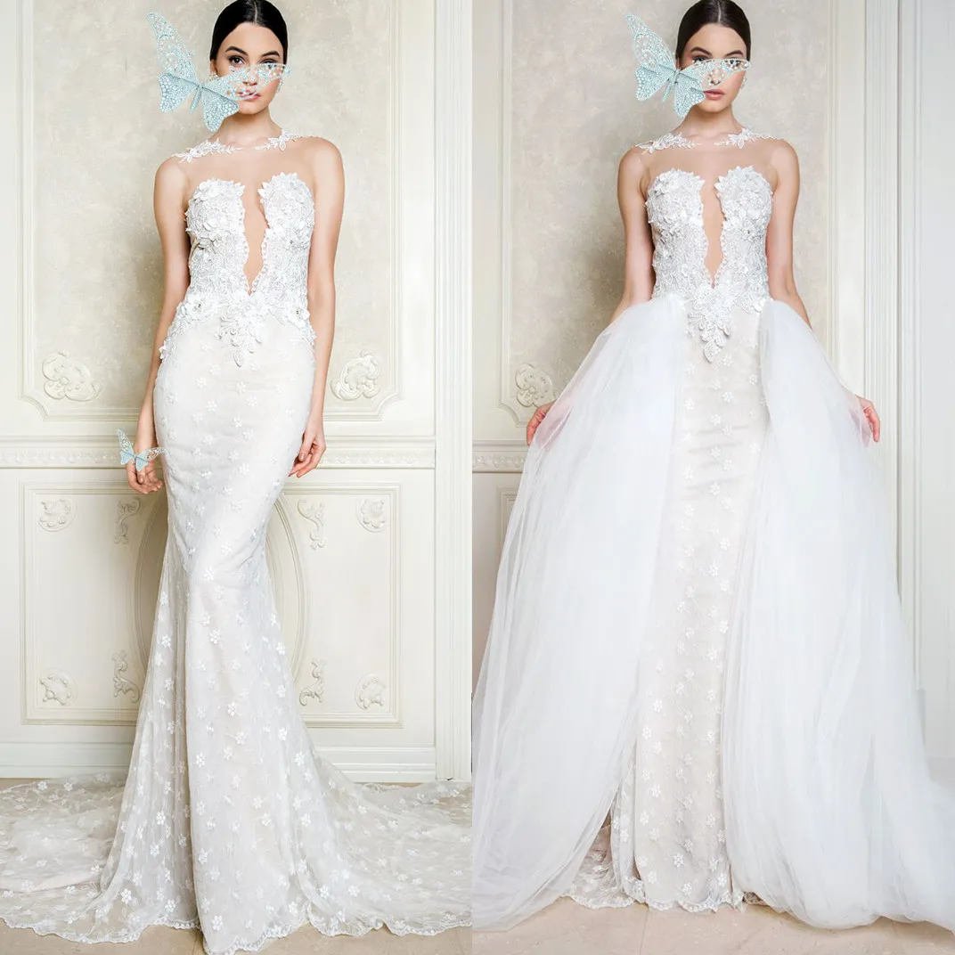 Vestido de novia escote ilusion sale