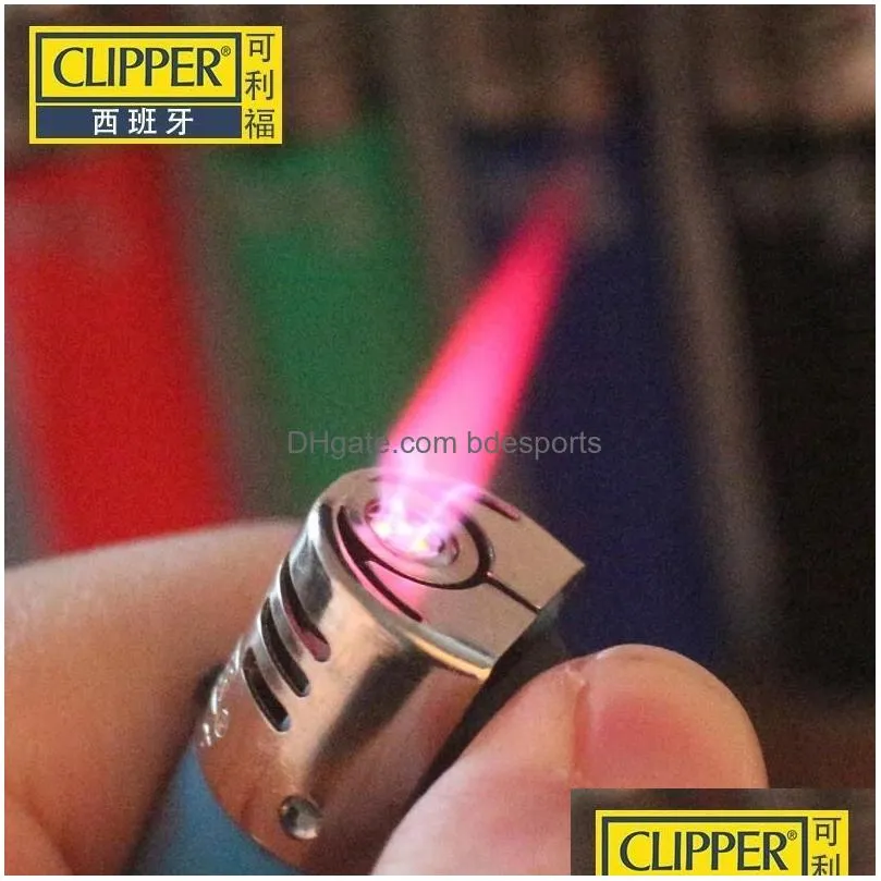cigarette lighter weight Clipper Nylon Gas Torch Lighter with Red Flame Jet, 66x24x12 mm, 19g Weight,  Eco-Friendly Refillable Cigarette Lighter from Dhgate Lighters