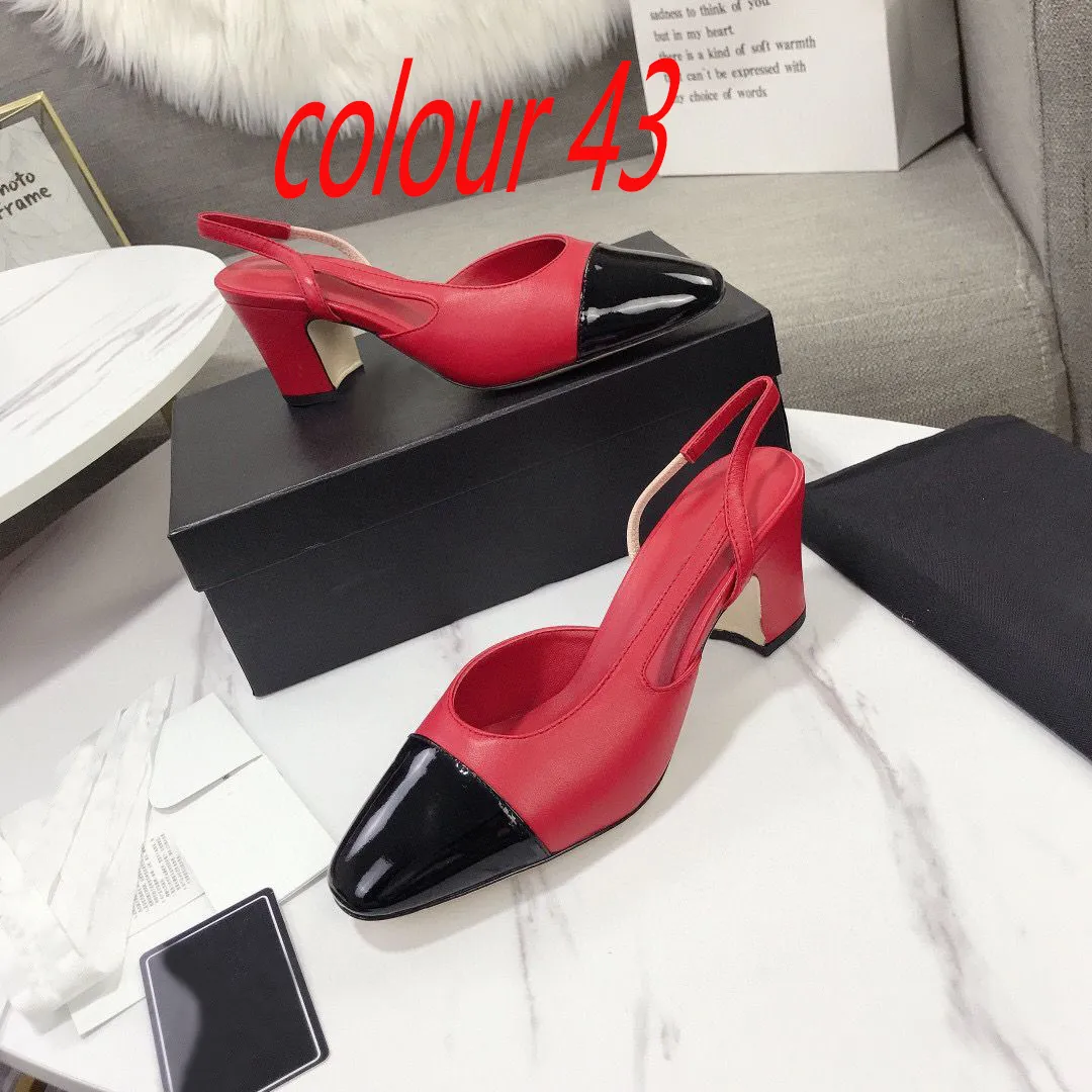 classic High heeled sandals Gladiator 100% Leather summer designer shoe Women thick with Heels Fashion sexy letter cloth lady Webbing Pointed SHoes Large size 34-41-42