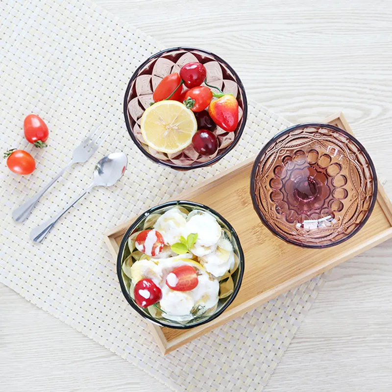 Juego De 2/4/6 Tazones De Postre De Vidrio Pasabahce - Ensalada, Helado, Cóctel (11 Cm)