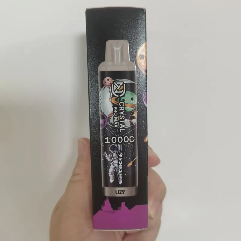 Original UZY Crystal Pro Max 10000 Puff Einweg E Zigaretten 1,2 Ohm Mesh Spule 16 Ml Pod