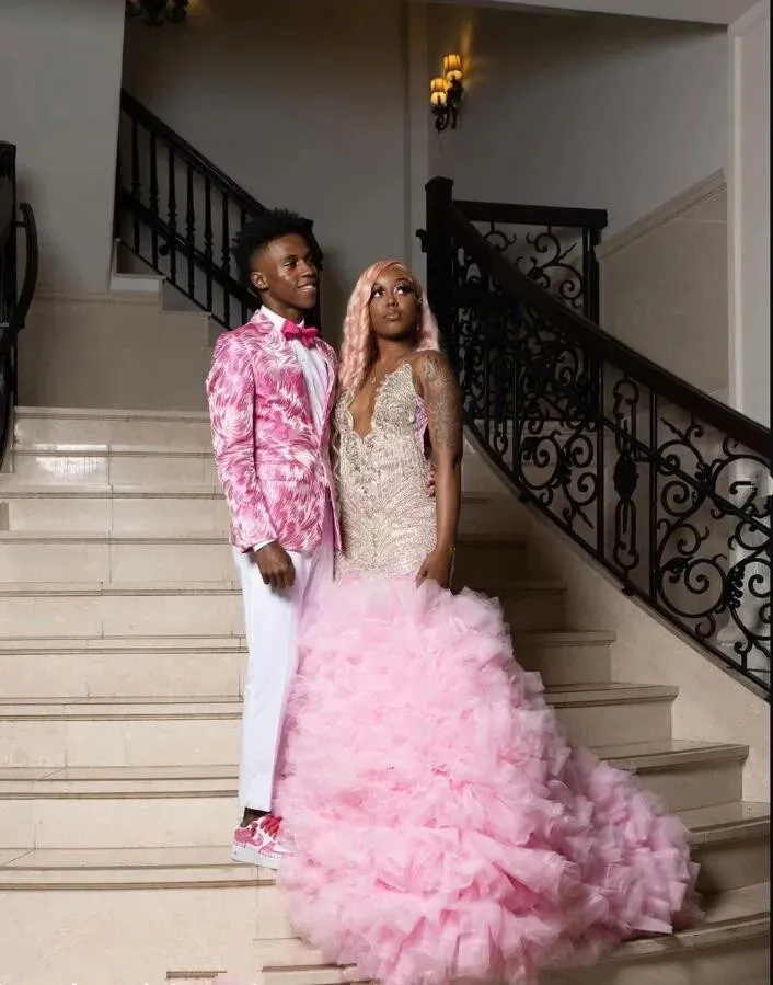 Pink Black Prom Formal Dress for Women Sequined Trumpet Sweep Train with  Crystal Embellishment from Dhgate Prom Dresses - price 232.83