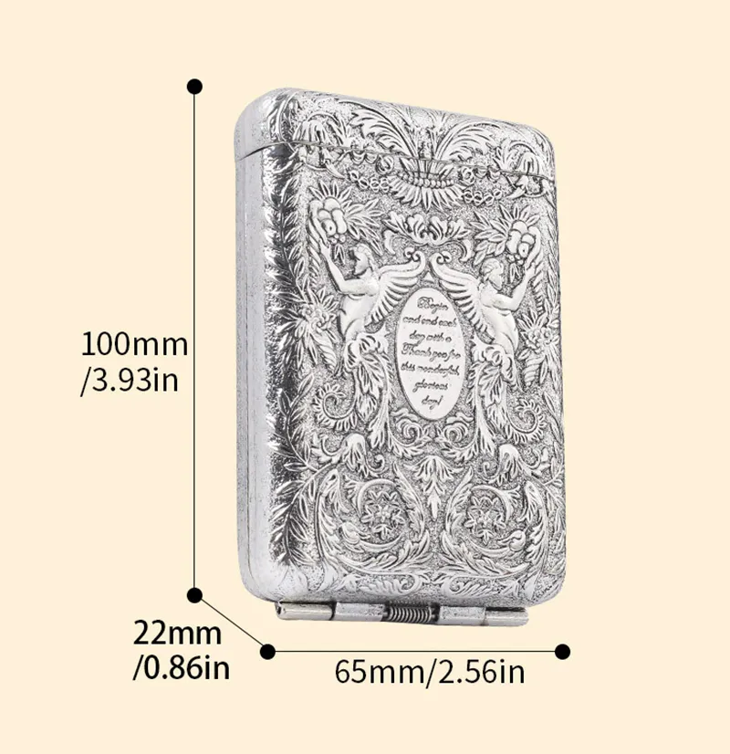 hard shell cigarette case Aluminum Lightweight Waterproof Holder For Pocket Travel Anti Crush Dustproof Weighing only 3.53 oz / 100 g Shell Cigarette Case - Etsy