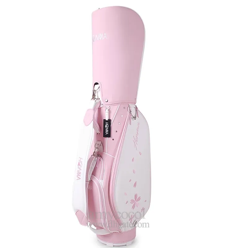 Honma Womens PU Golf Cart Bag Pink Limited Edition 8.5インチクラブ