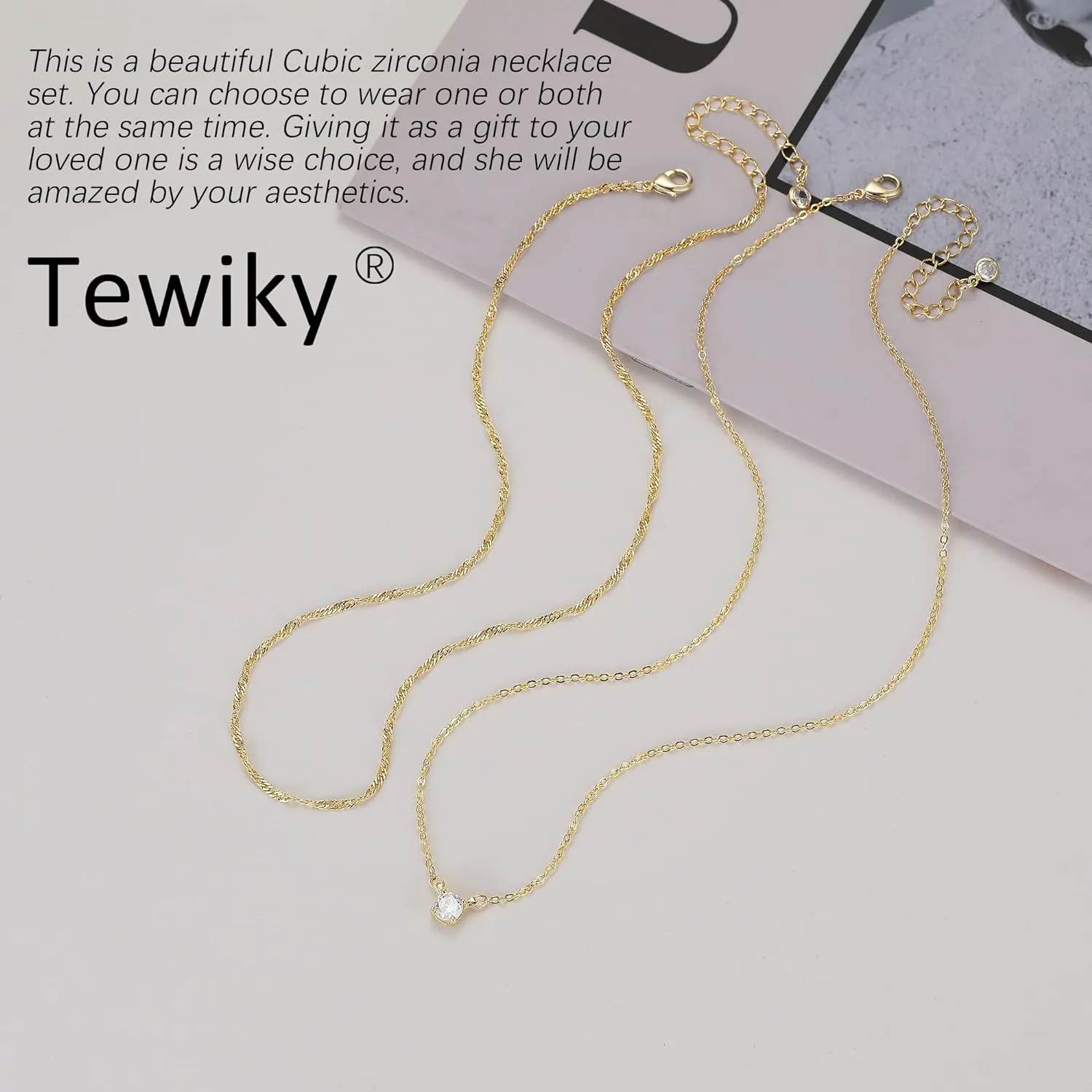 Set 2 Collane A Strati Boho Oro - Collane Pendenti Regolabili Per Donne E Ragazze - 2