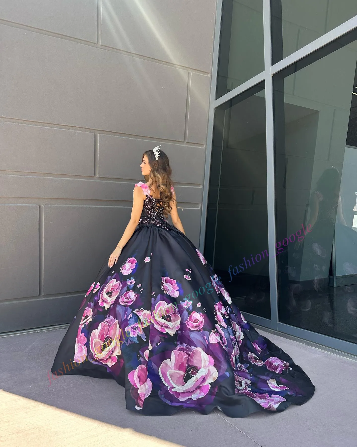 pink and black dresses for sweet 16 Pink sweet 16 dresses long