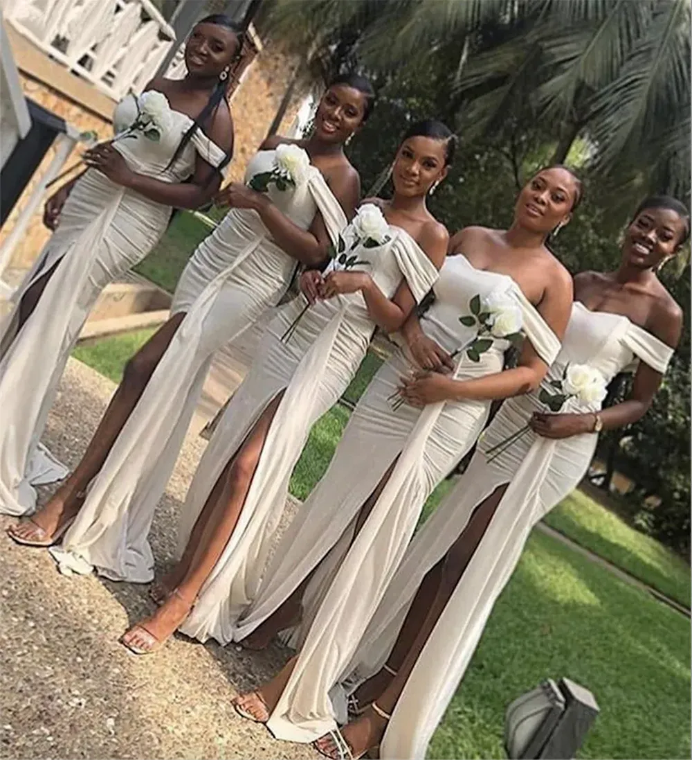 ivory bridesmaid dresses