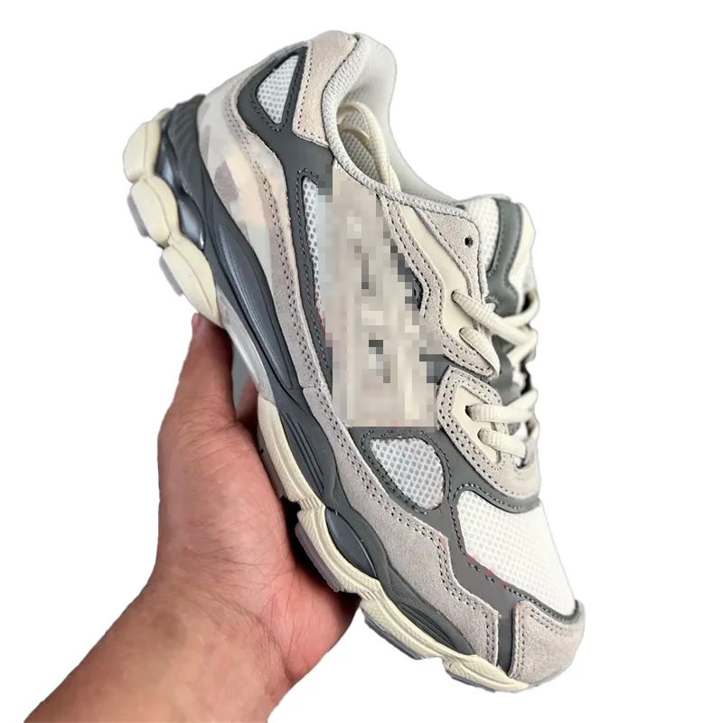 Top Gel NYC Marathon Running Shoes 2023 Designer Oatmeal Concrete Navy Steel Obsidian Grey Cream White oyster grey graphite black ivy outdoor trail sneakers