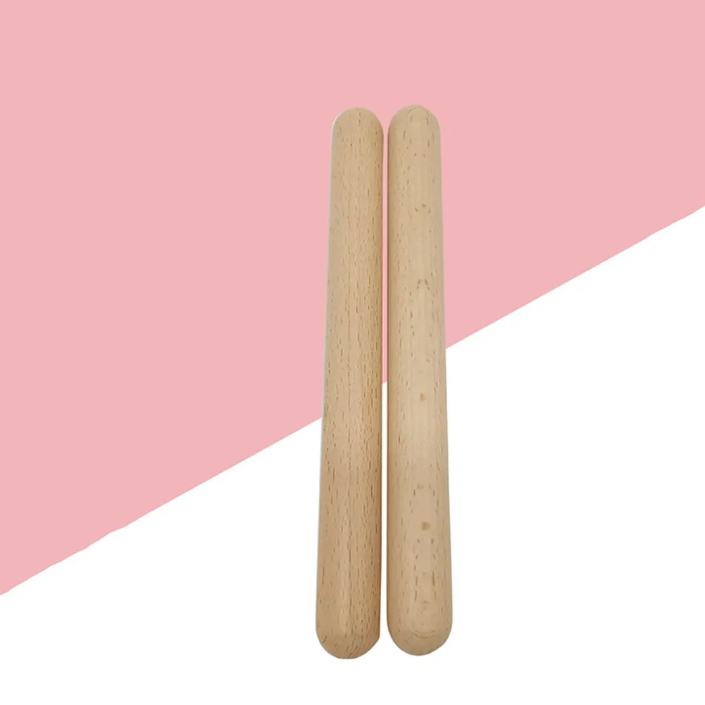Wooden Musical Instruments Percussion Natural Wood Drumsticks For Kids ...