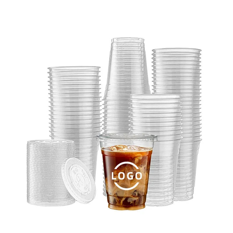16 oz Clear Plastic Disposable Drinking Cups with Flat Lids for Parties and  Beverages from Dhgate Other Drinkware - price 20.11