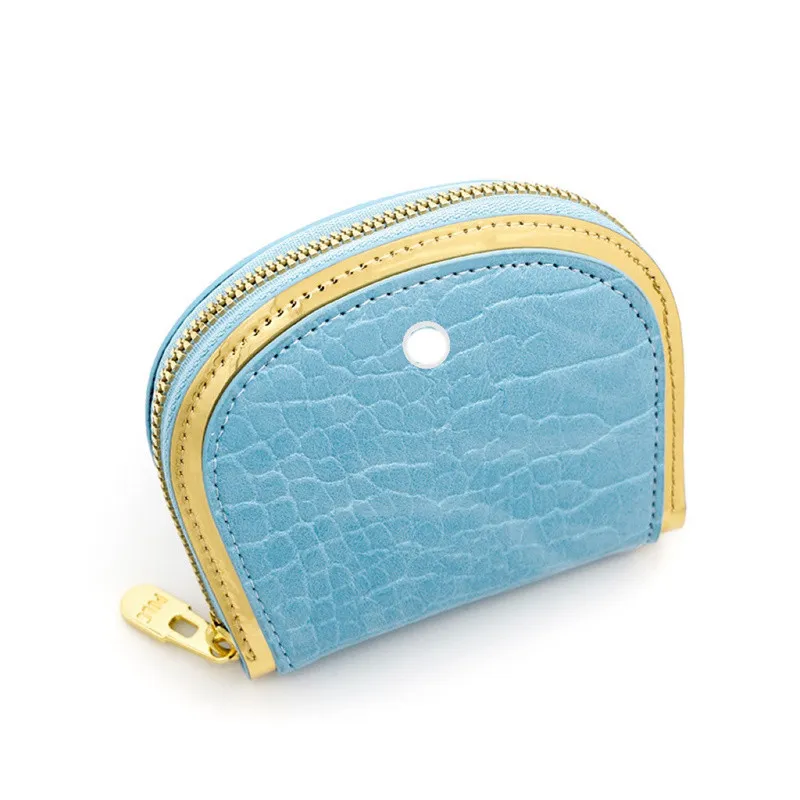 LL Women's Card Bag PU Card Holder Coin Purse Multi-position Zipper Mini Money Bag K9933