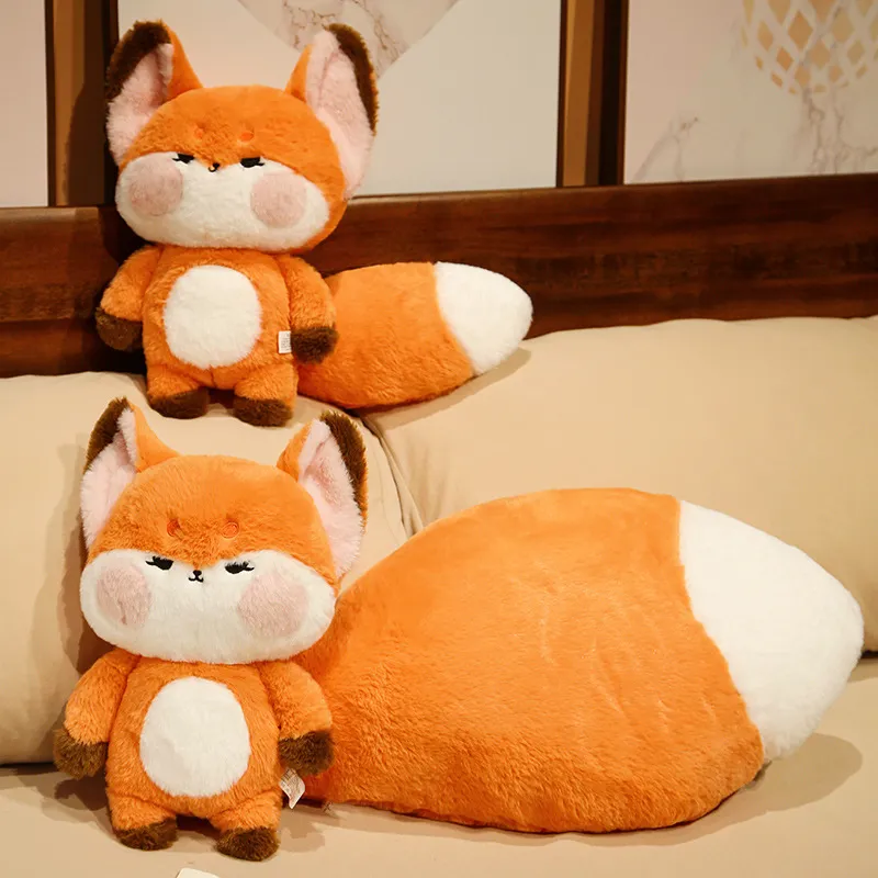 Orange best sale stuffed animal