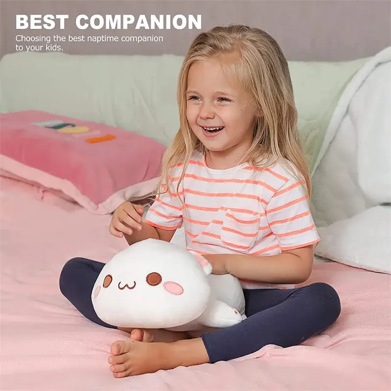Almohada De Peluche Suave Para Niños - Animales, Relleno De Algodón, Juguete Para Dormir Y Reducir Estrés