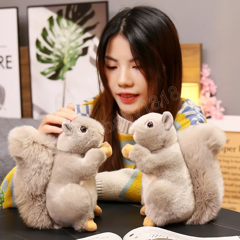 Laruokivi – Peluche Scrat écureuil 20 Cm – Jouet Doux – Cadeau Enfant, Anniversaire, Noël