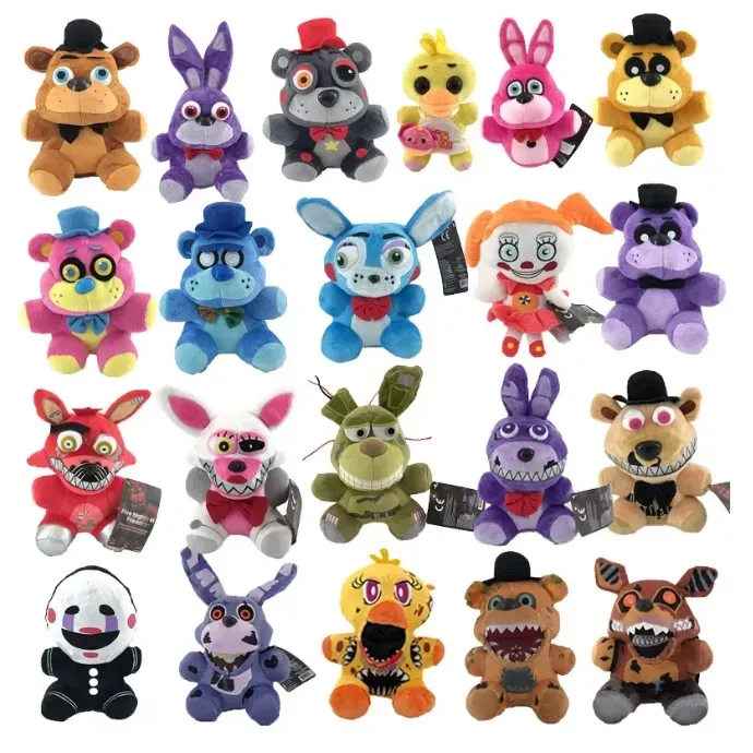 Wholesale Classic FNAF Sundrop Game Doll New Midnight Bear Theme