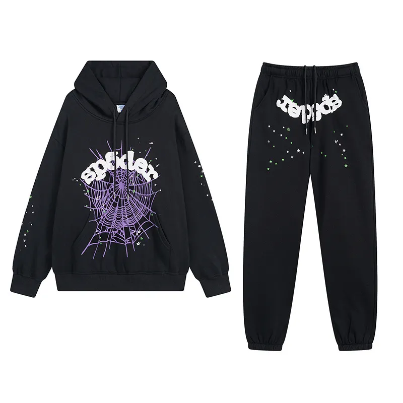 Sp5der OG Web Hoodie Black | SpiderHoodie.org