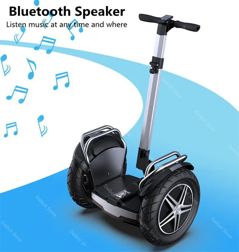 Daibot Off Road Electric Scooter 17 Inch Self Balancing Scooters Road Tire  Golf Scooter 2500W Adults Skateboard Hoverboard With Bluetooth APP Wireless  Remote From Imeile, $1,298.49