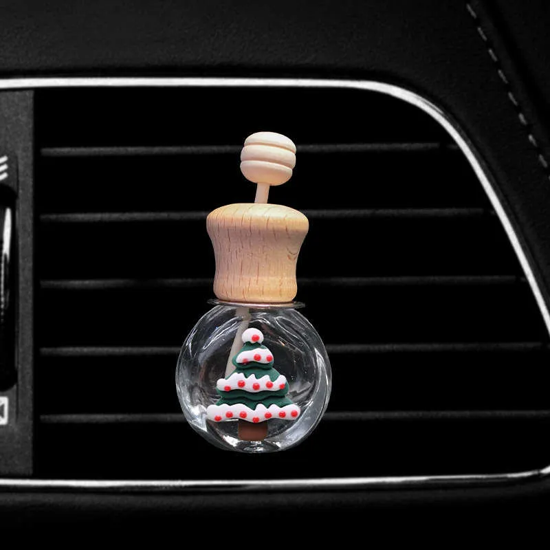 Christmas Car Aromatherapy Bottle Car Decorations Auto Pendant