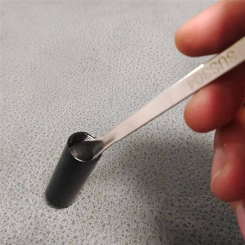 Stainless Steel Dual Sided Teaspoon Spoon For Waxing And DIY