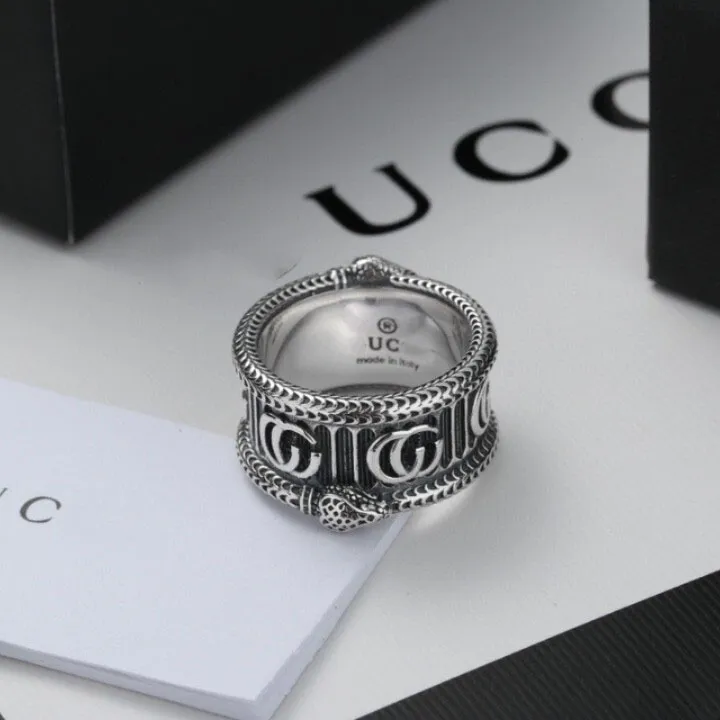 Bague de createur bagues de luxe pour femmes bague de marque vintage classique Couple monogramme bagues hommes et femmes bagues assorties accessoires