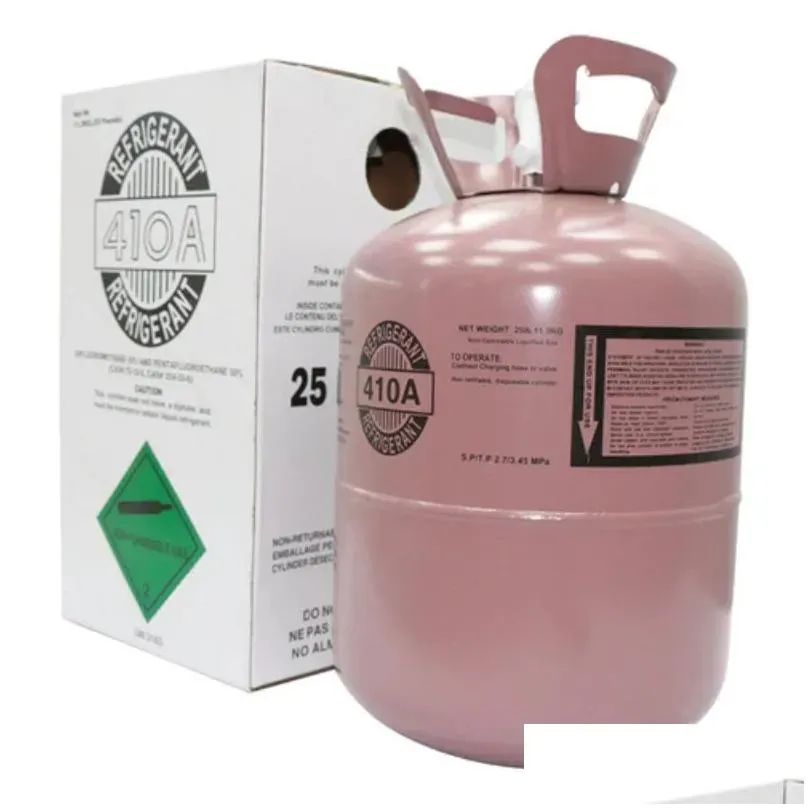 R410A Refrigerant - 25lb Steel Cylinder, Premium AC Refrigerant, High ...