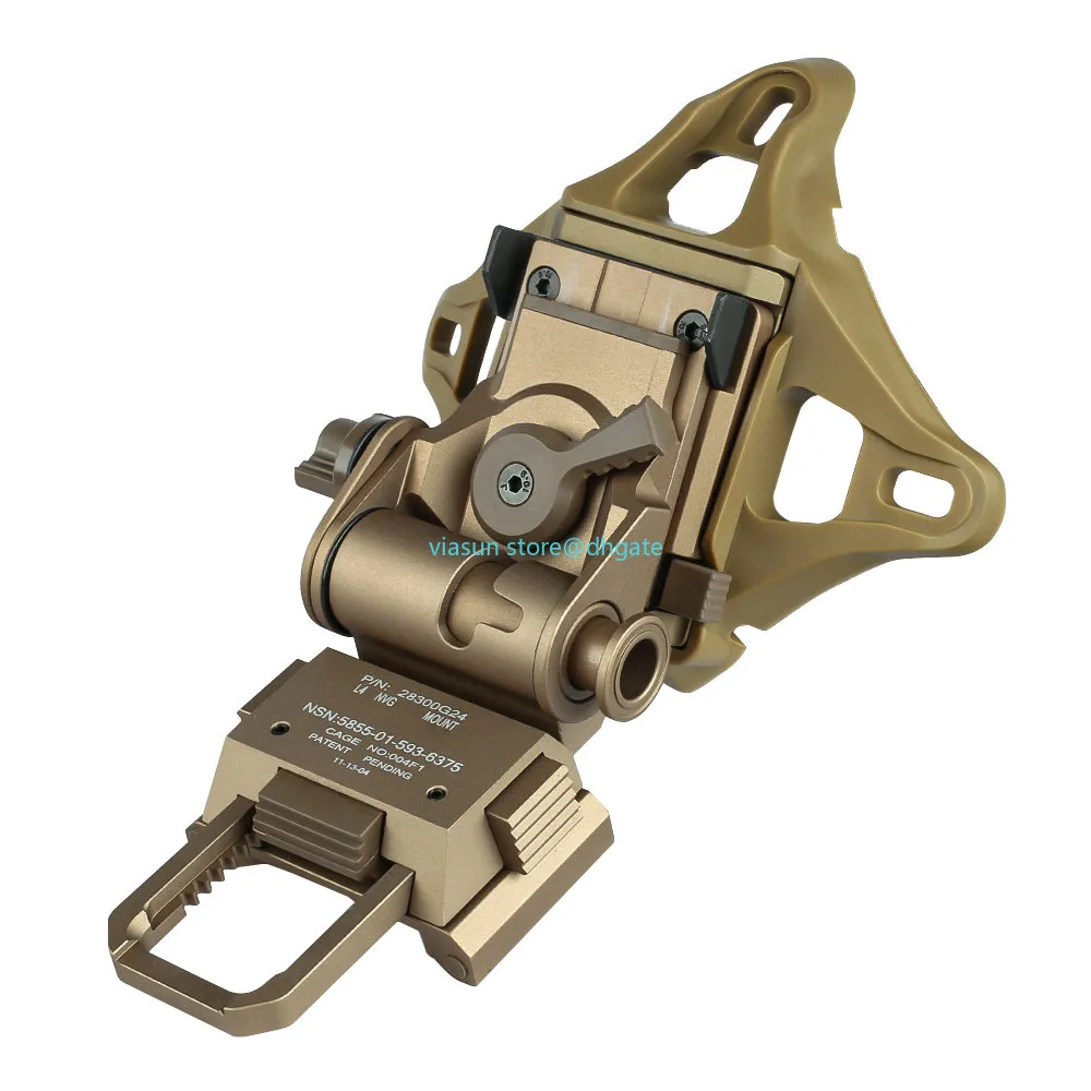 NVG Mount For Helmet: Metal L4 G24 Bracket PVS15, PVS18