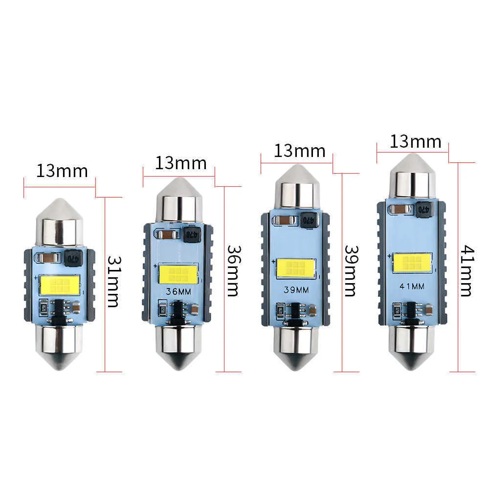 C5W LED CANBUS C10W led bulb Festoon 31mm 36mm 39mm 41mm CSP Car Interior  Dome Lamp License Plate Reading Light White 12V - Price history & Review