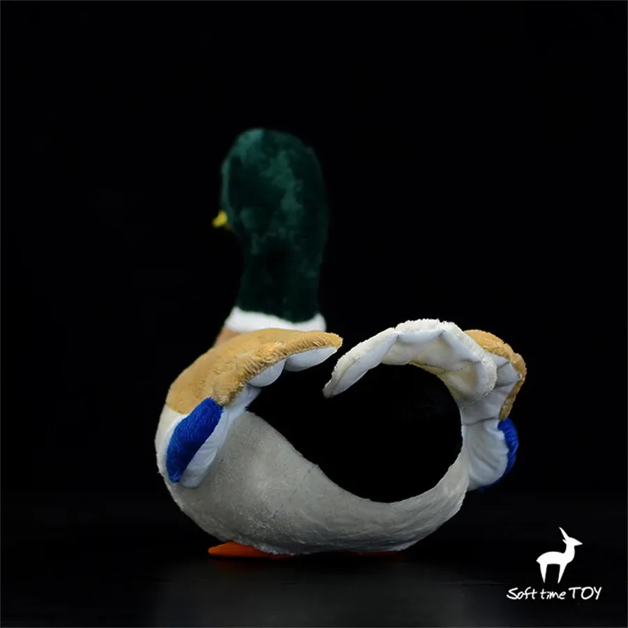 Realistic Mallard Duck Plush Stuffed Animal - Lifelike Design, Soft And Cuddly Toy