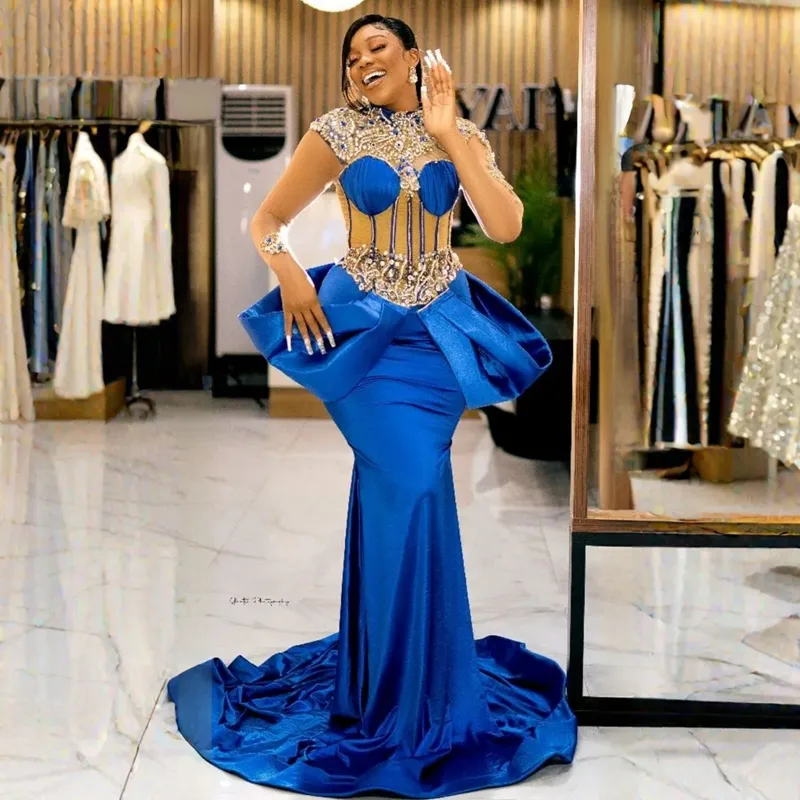 Boutique high neck prom dress hot sale