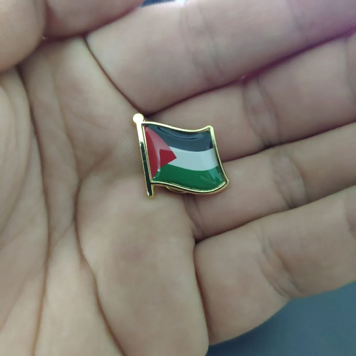 10-100pcs Palestine Palestinian Flag Pin Badge Lapel Palestine