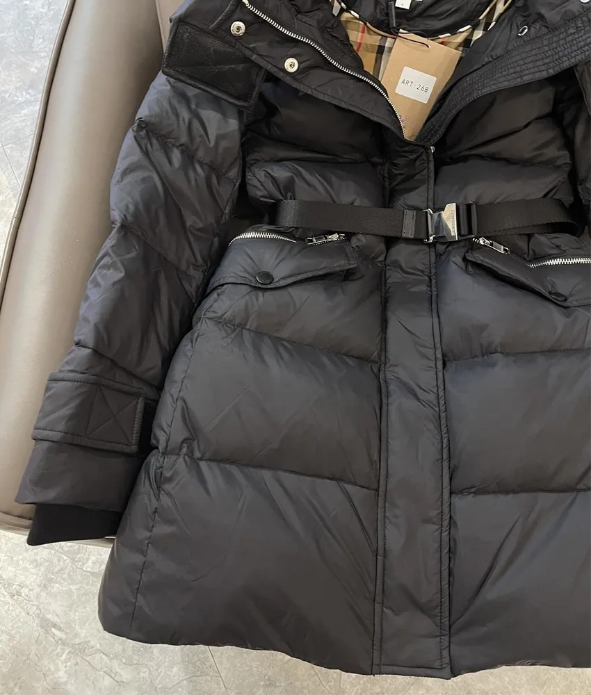 Womens Winter Luxury White Goose Down Best Winter Jackets With Slim Fit Belt From Wholesaleprice08 168.24 DHgate.Com