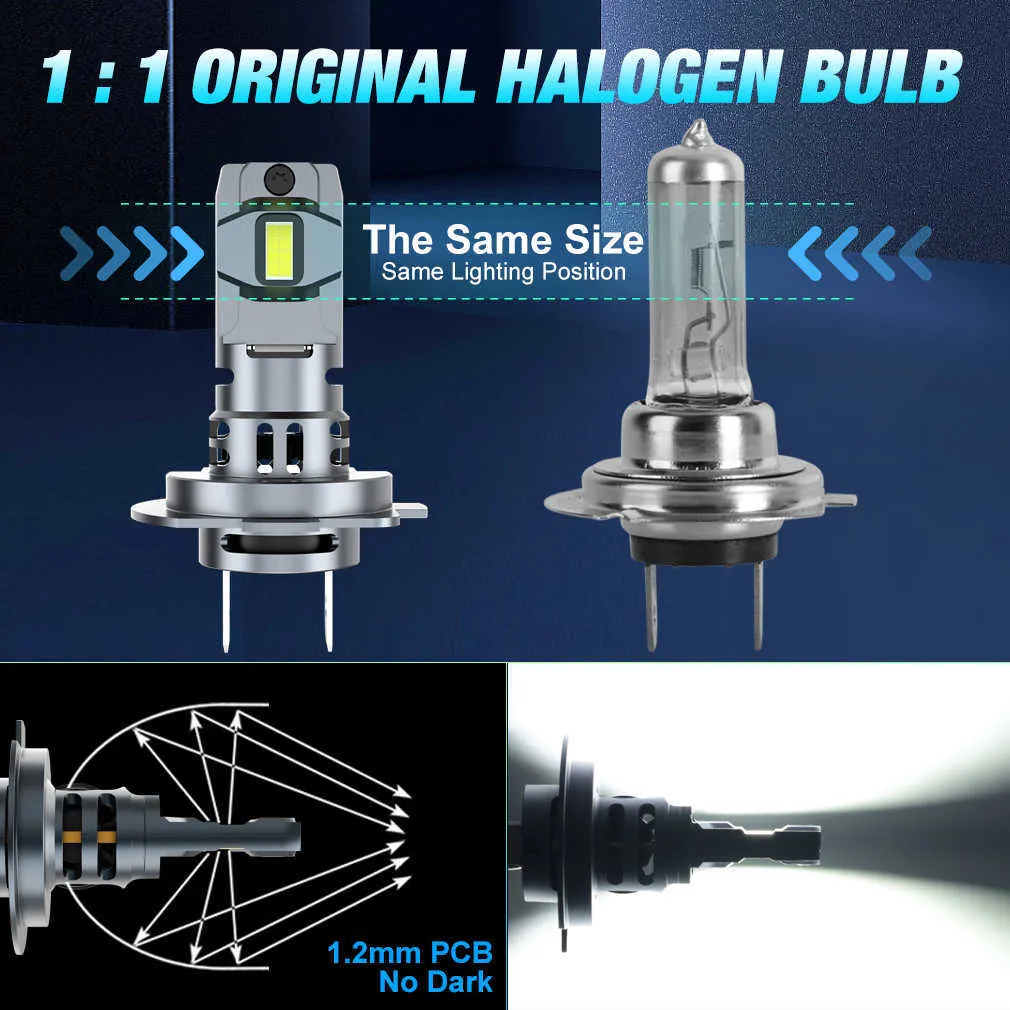 Ampoule de phare à halogène Certified H7, paq. 1