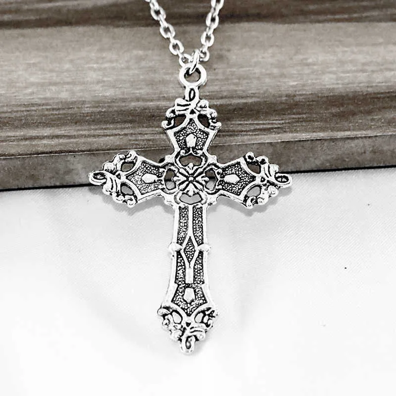 Vintage Gothic Crosses Gothic Cross Pendant Y2K Fashion Jewelry