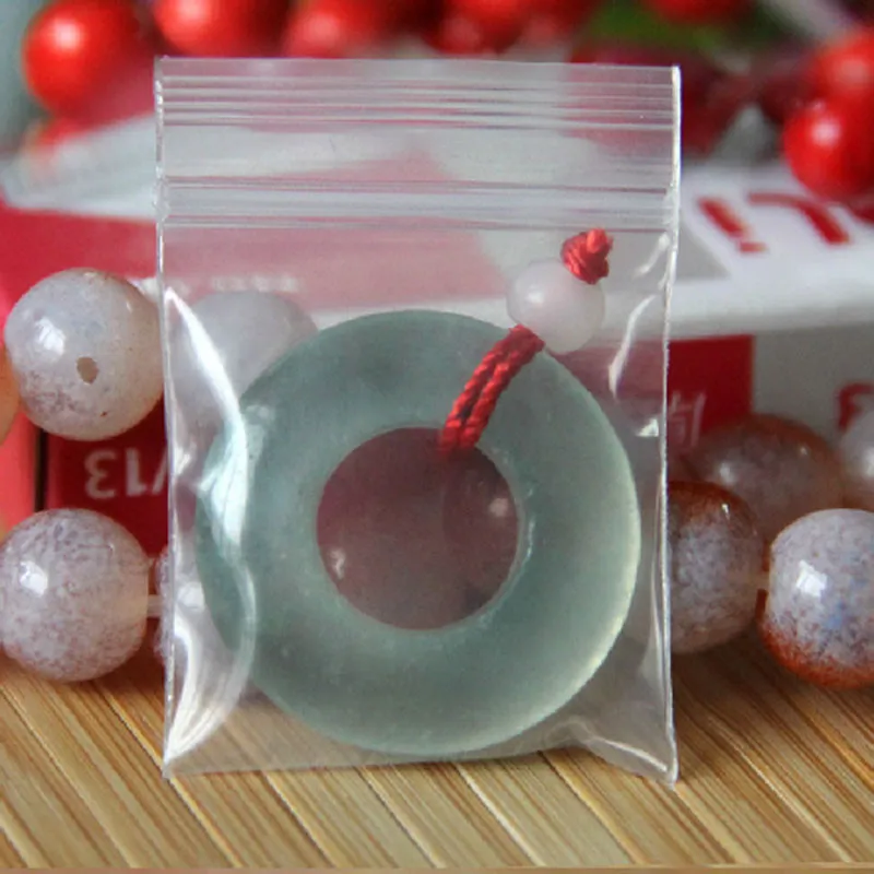Small Plastic Zipper Bag Thick 0.12mm Ziplock Pill Packaging