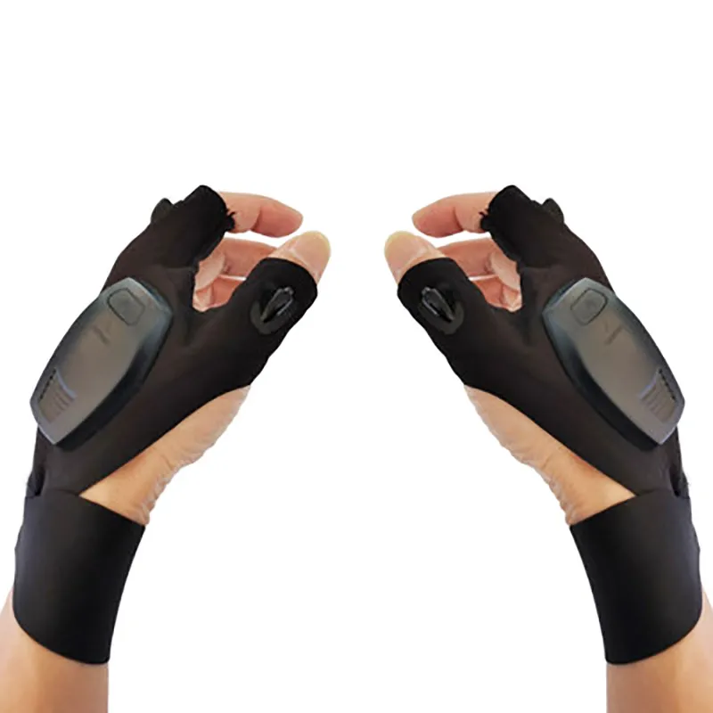 1 paire de gants de lampe de poche, gants de lumière LED