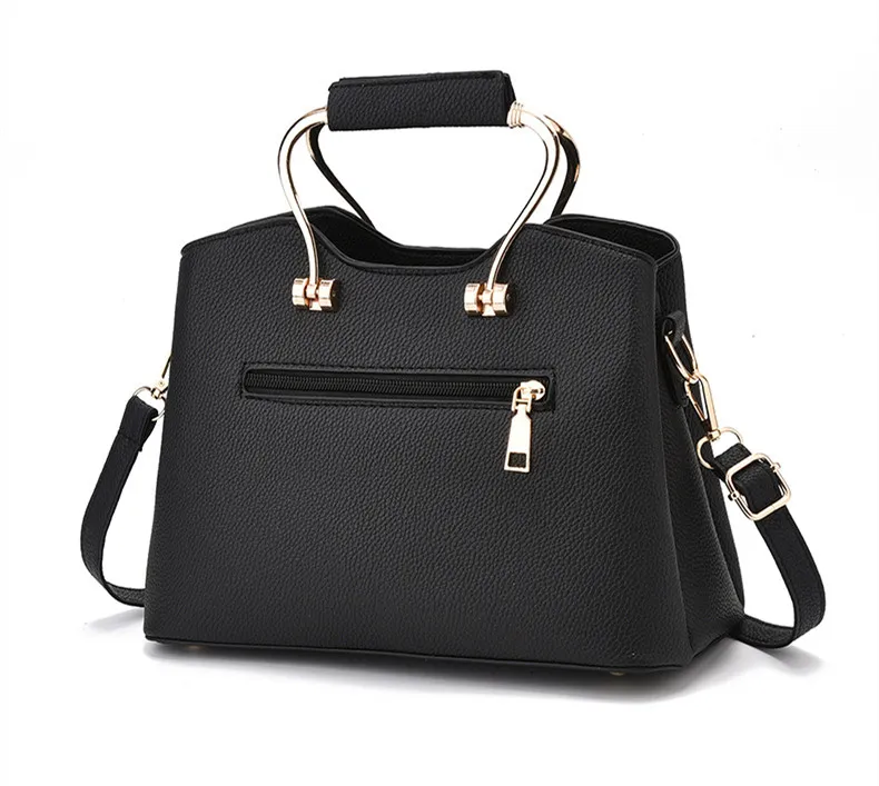 ショルダーバッグ・ポシェット Square Bag Shoulder Large Black Vintage-Inspired Women's Fashion Large Shoulder Bag with