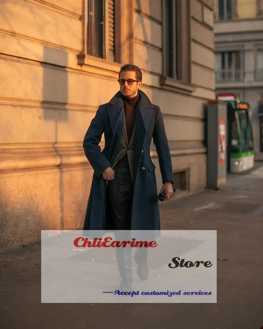 Thick clearance wool overcoat