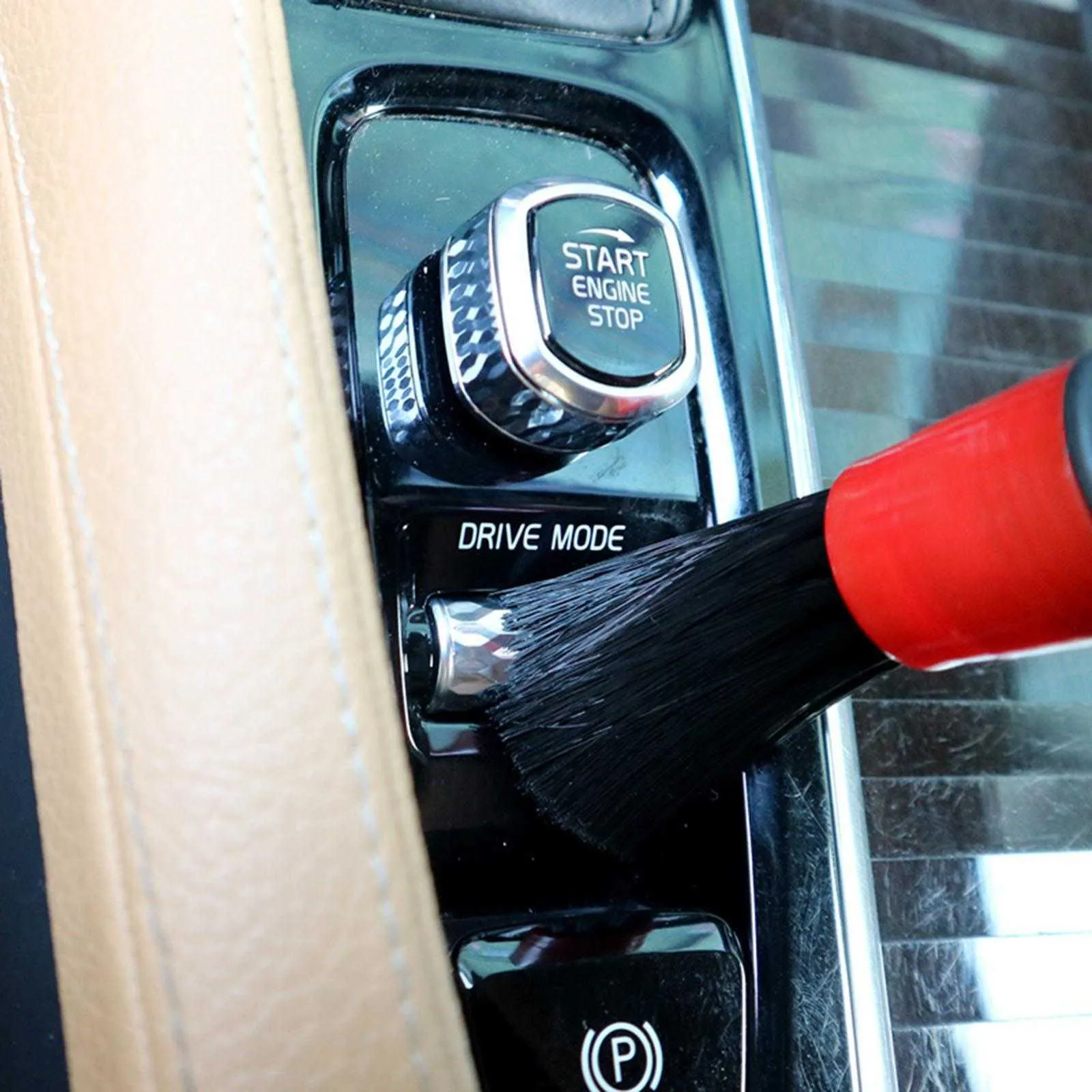 5pcs Detailing Brush Set Car Brushes Car Detailing Brush For Car Cleaning Detailing  Brush Dashboard Air Outlet Wheel Brush