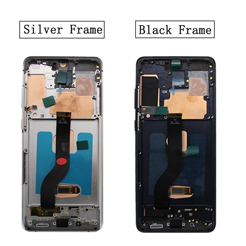 6.7 OLED For Samsung Galaxy S20 Plus LCD Display S20+ G985F/DS G986B  Display Touch Screen Digitizer Replacement With Frame