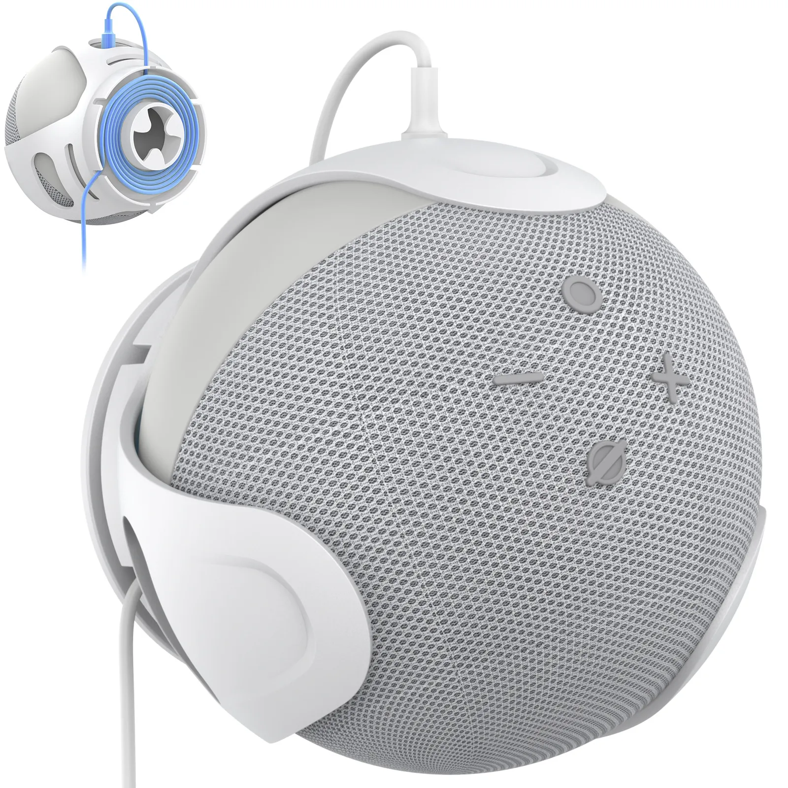 Support de bureau pour haut-parleur, support de Table pour  Alexa  Echo Dot, support d'assistant vocal de 3ème génération, accessoires de