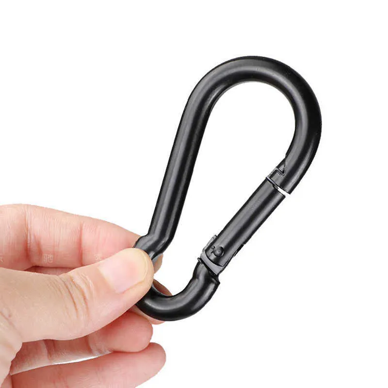 Mini Steel Spring Carabiner Snap Snap Hooks Set Of 5 For Outdoor
