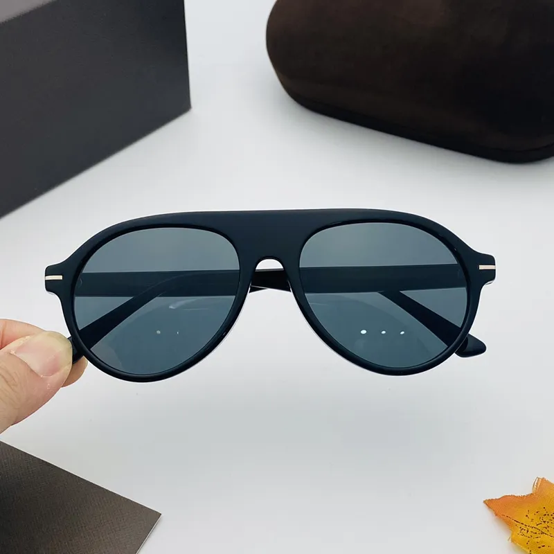 Unisex Round Polarized Sunglasses, Classic Pilot Full-rim  display picture 1