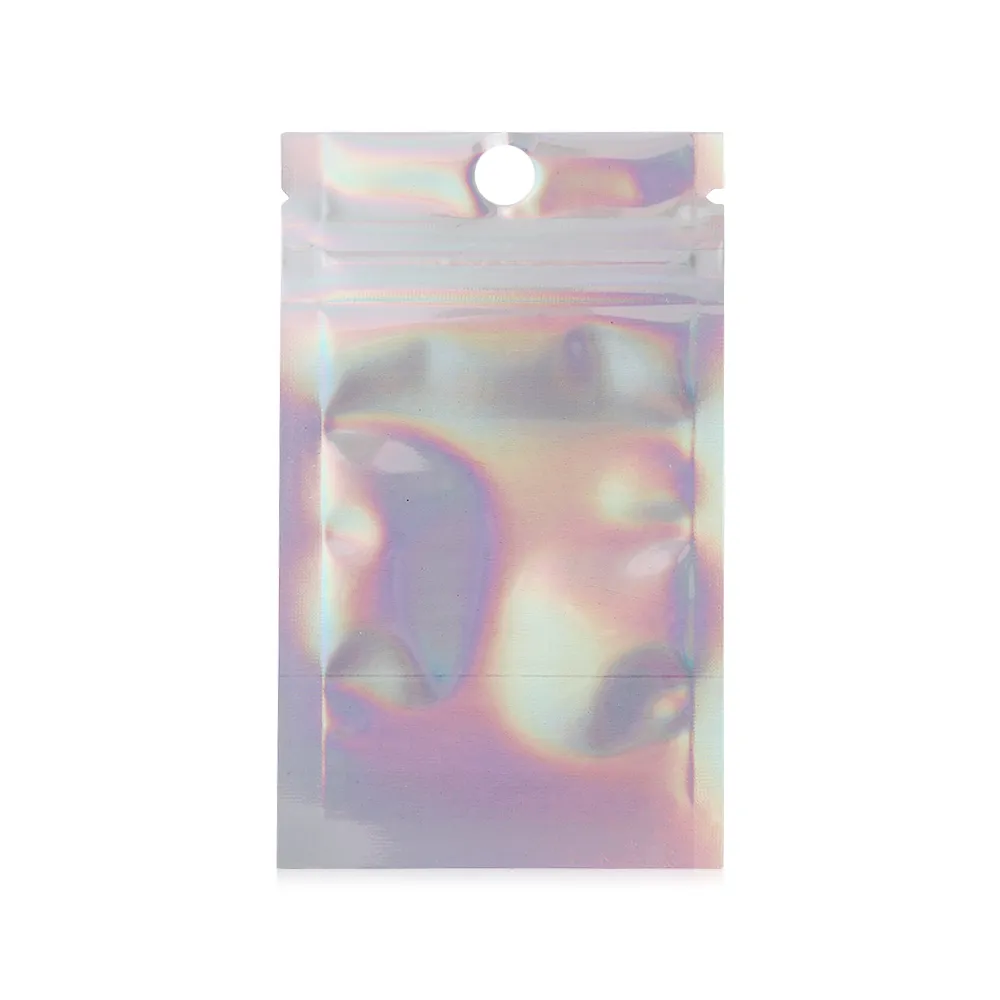 20x30cm Zip Lock Bags, Large Holographic Mylar Foil Ziplock Food