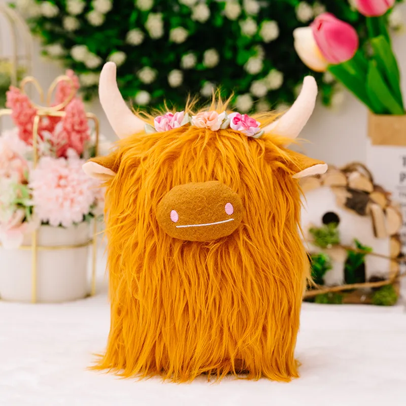 Yak Plush Manufacturers Wholesale 23cm Scottish Yak Highland Cow