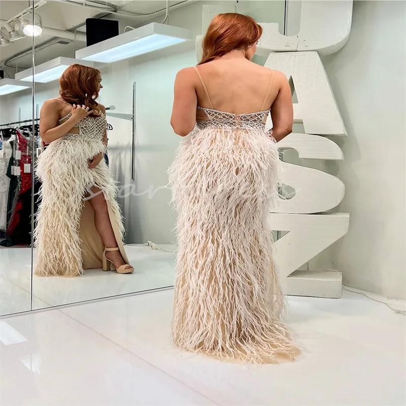 Luxury Sexy Beading Champagne Prom Dress Luxury Sexy Beading Champagne Prom Dress