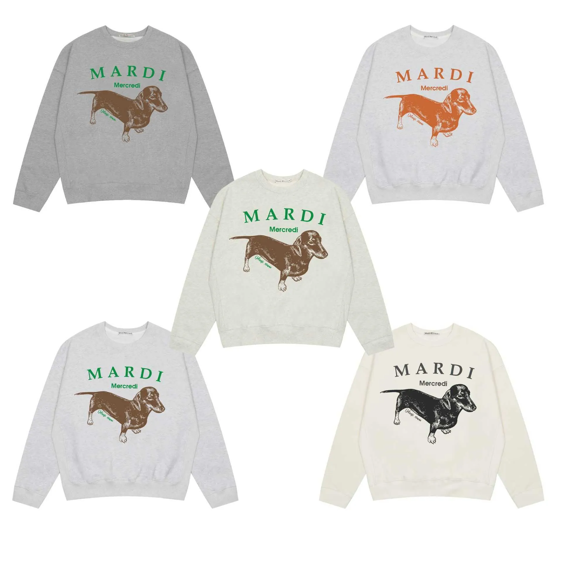 ●Mardi Mercredi●SWEATSHIRT DDANJI 男女 COUPLE SET/E DHgate.com:Gold-Silver Round Neck Printed Couple Sweater Top