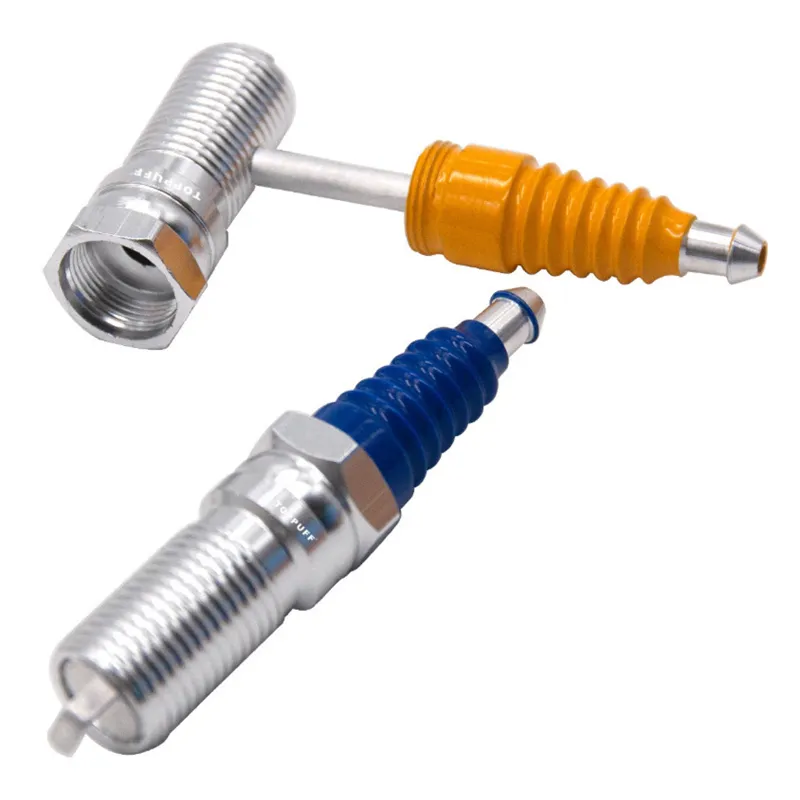 spark plug pipe tobacco Black Smoking Pipe- Detachable, Durable, Portable, and Easy on the Go METAL SPARK PLUG PIPE 