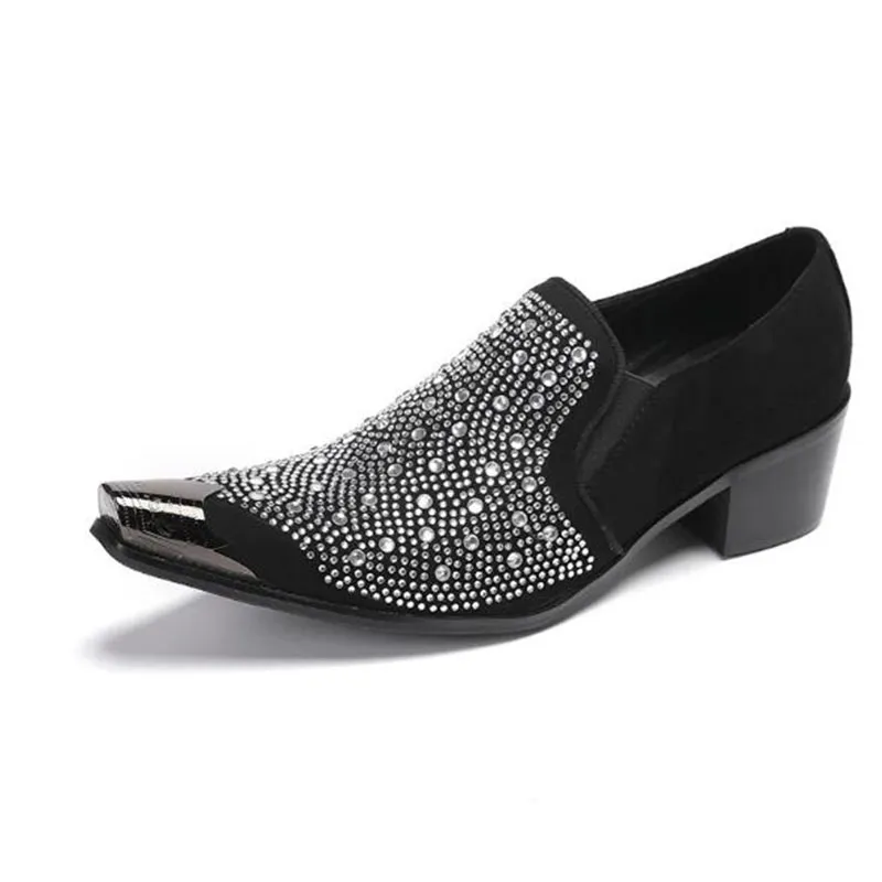 slim fit dress slacks The Vomero Velvet Black Men's Formal Shoe | Italian Men's Shoes 10